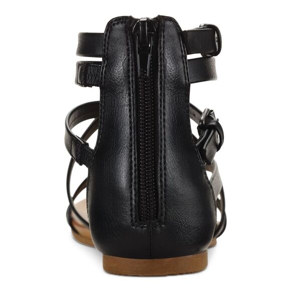 STYLE & COMPANY Womens Black Chelseaa Round Toe Gladiator Sandals Shoes 5.5 M - Picture 2 of 4